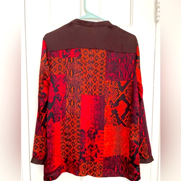 Michael Kors Long-sleeved feel silk blouse - Picture 6 of 7